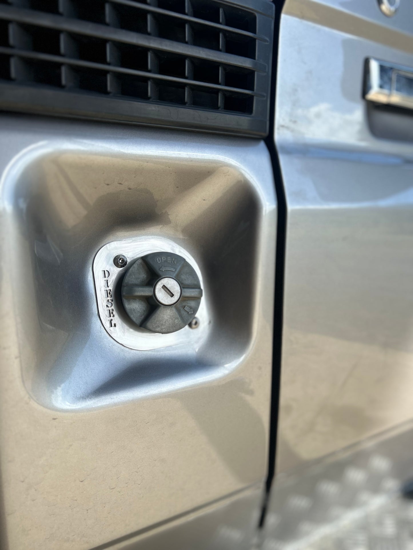 Stainless Diesel Filler Trim